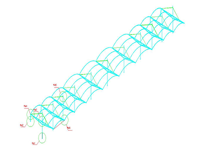 PVDF膜结构,码头膜结构