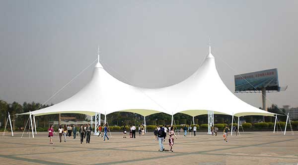 松阳县江南东路道路及景观膜结构工程